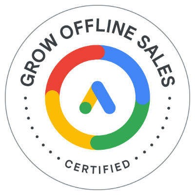Certificazione Google Grow Offline Sales