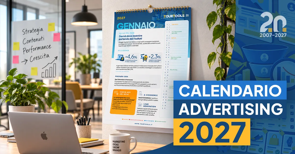 Calendario Advertising 2027: download gratuito | TourTools