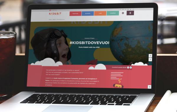 Kidsbit Festival - Sito web responsive
