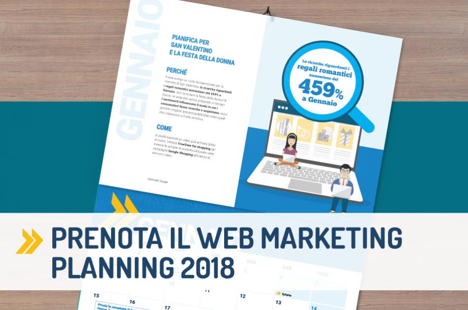 Prenota il Web Marketing Planning 2018